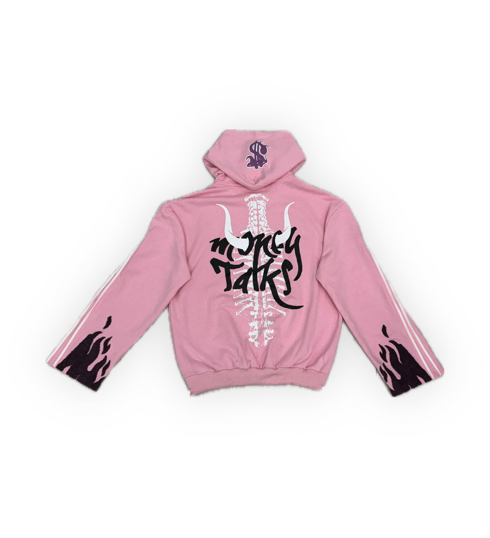 Pink Hoodie Money Talks
