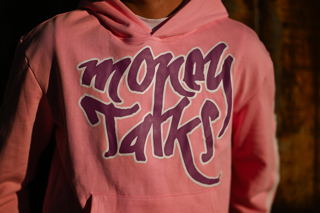 Pink Hoodie Money Talks