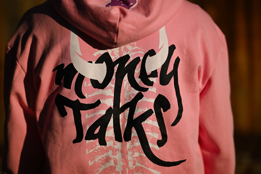 Pink Hoodie Money Talks