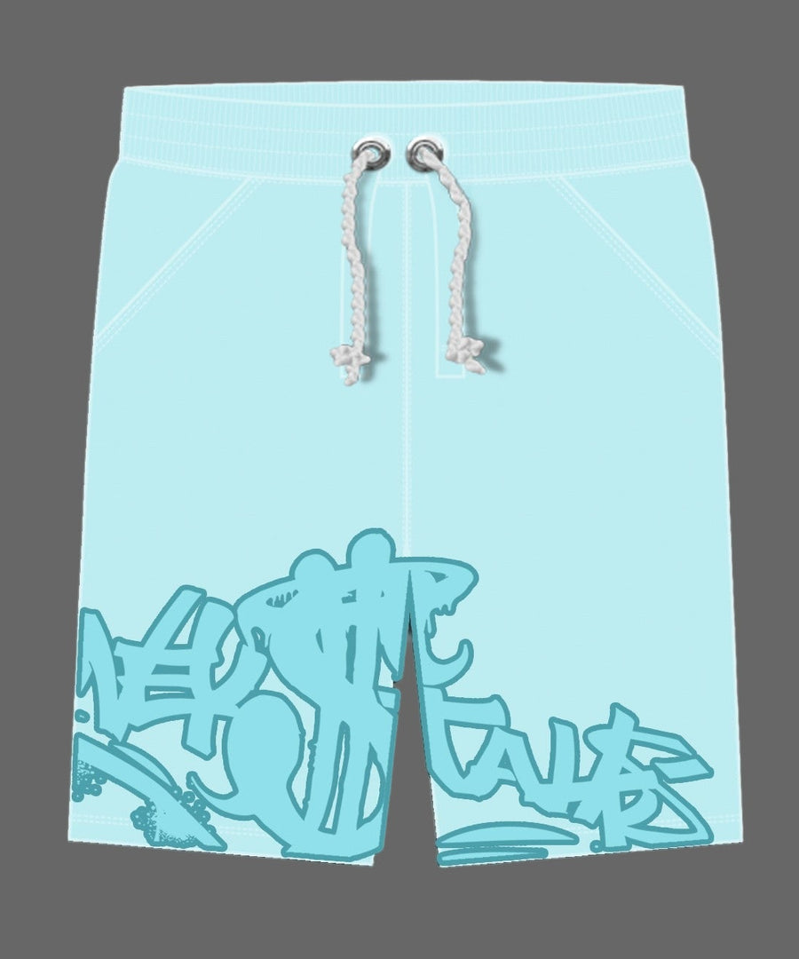 Money Talks Blue Shorts