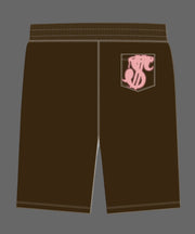 Money Talks Brown Shorts
