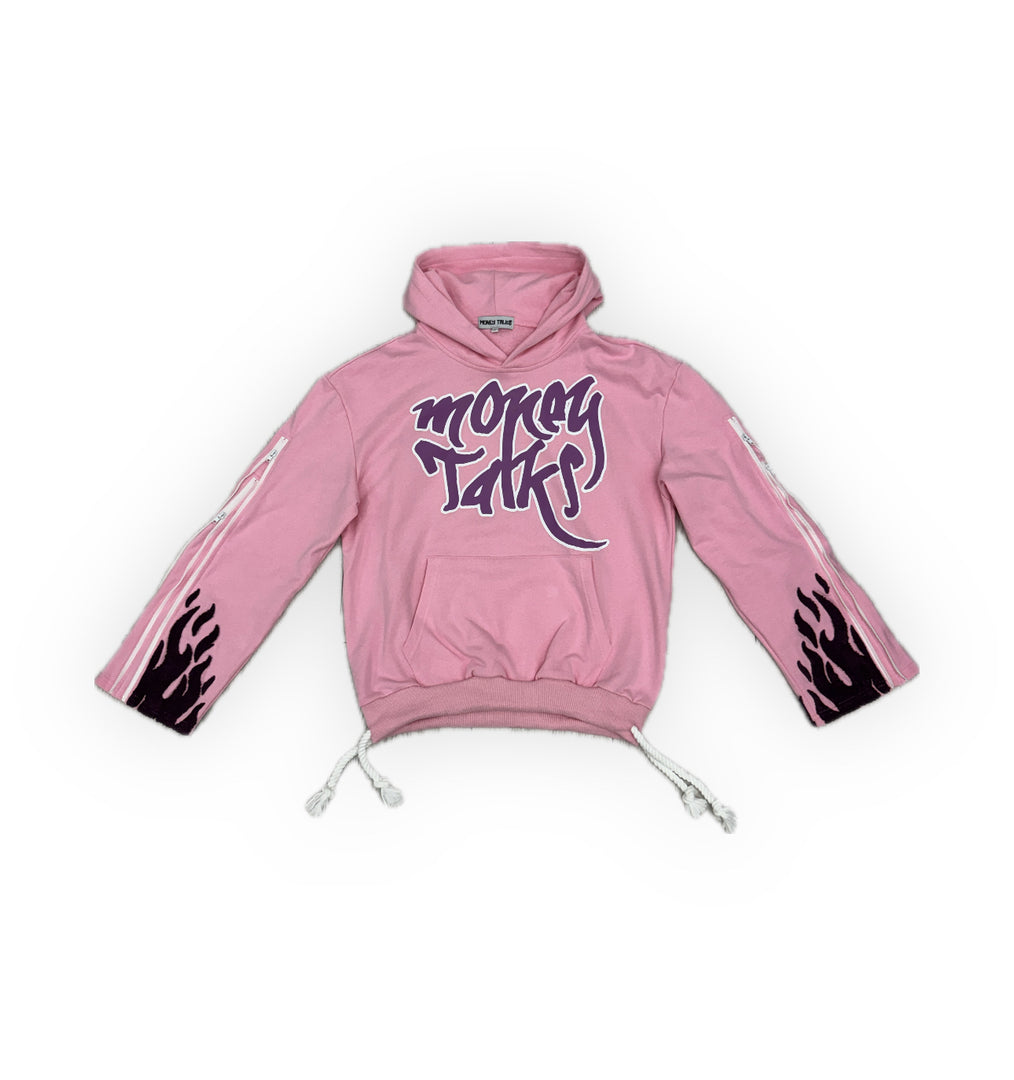Pink Hoodie Money Talks