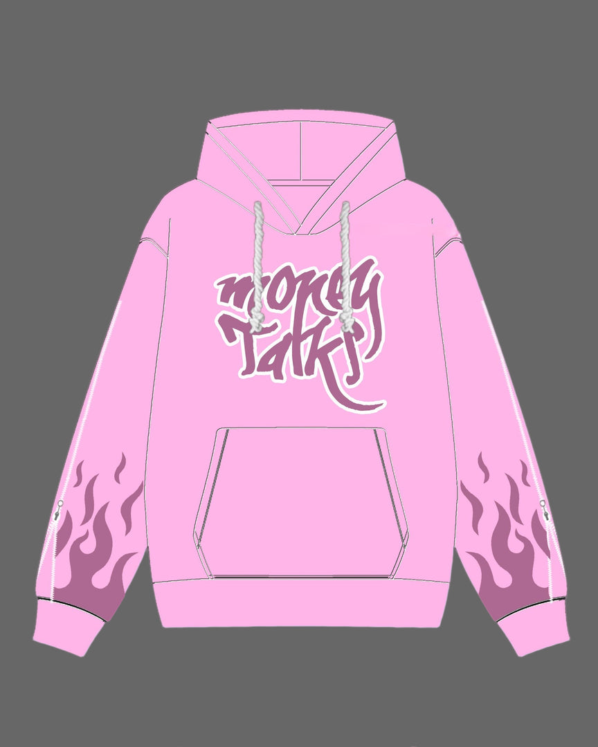 Pink Hoodie Money Talks