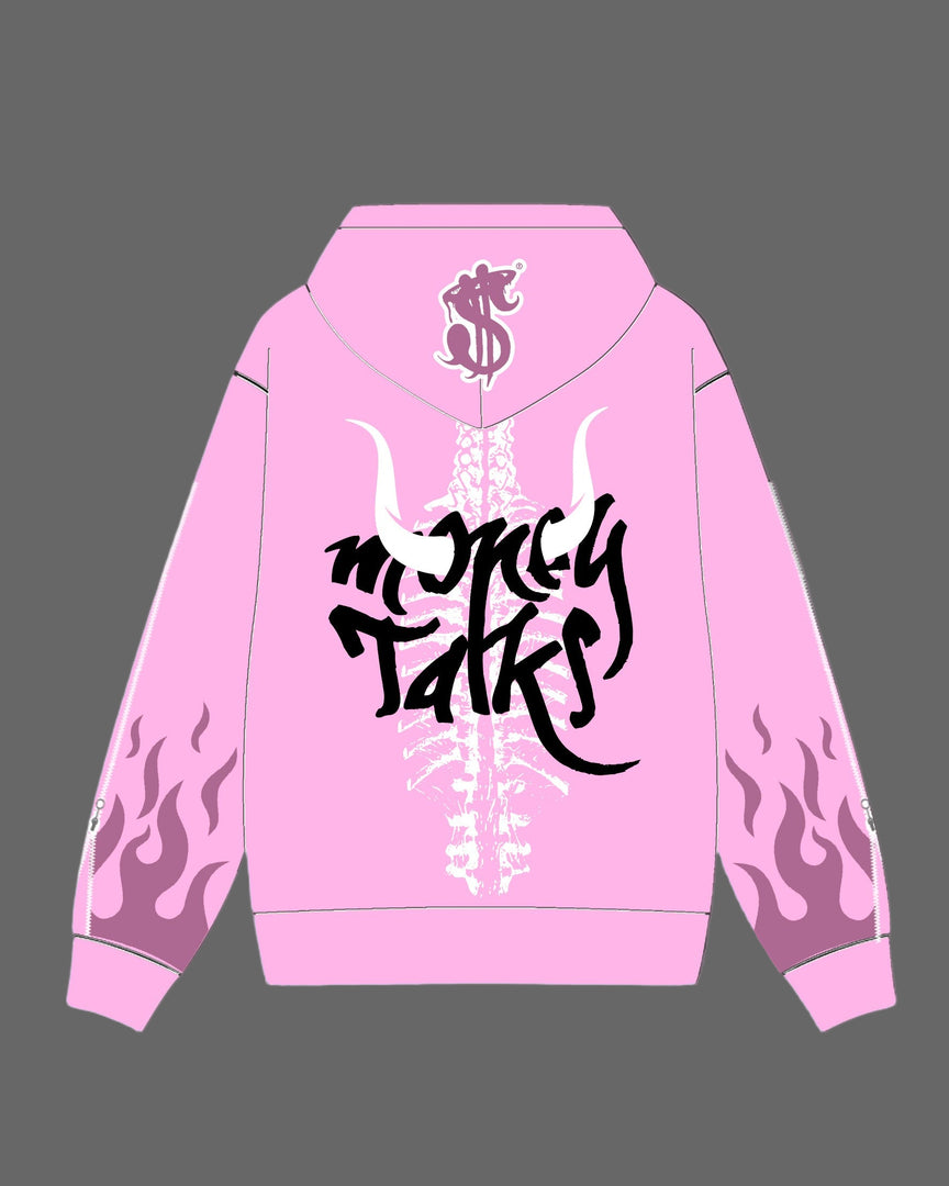Pink Hoodie Money Talks