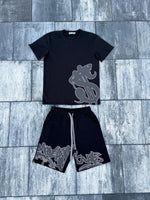 Load image into Gallery viewer, Money Talks Black T-shirt
