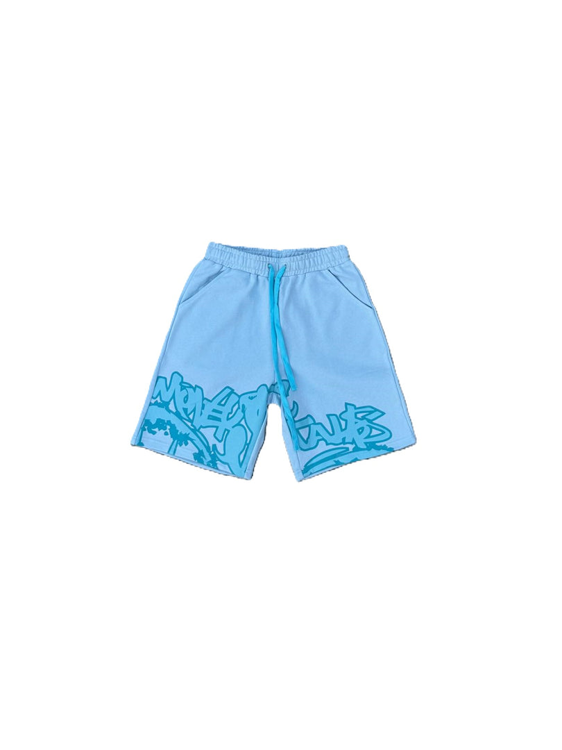 Money Talks Blue Shorts