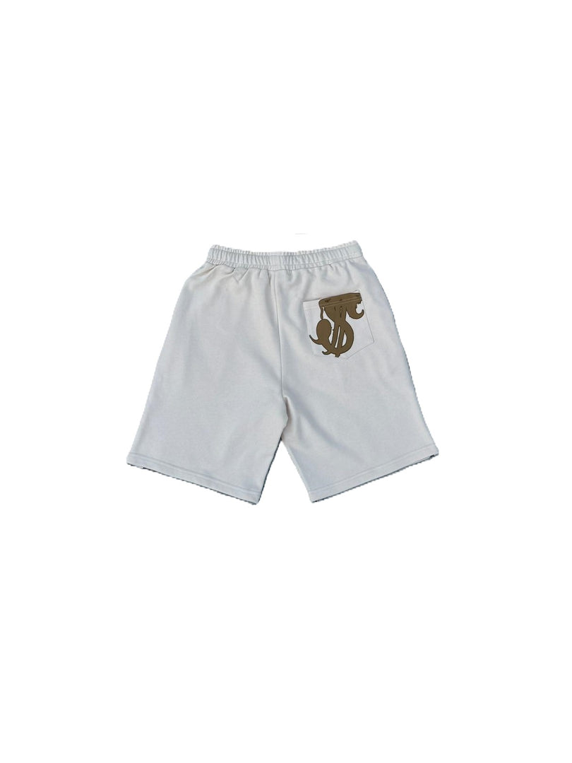 Money Talks Cream Shorts