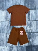 Load image into Gallery viewer, Money Talks Brown Shorts
